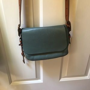 Teal Fossil Purse